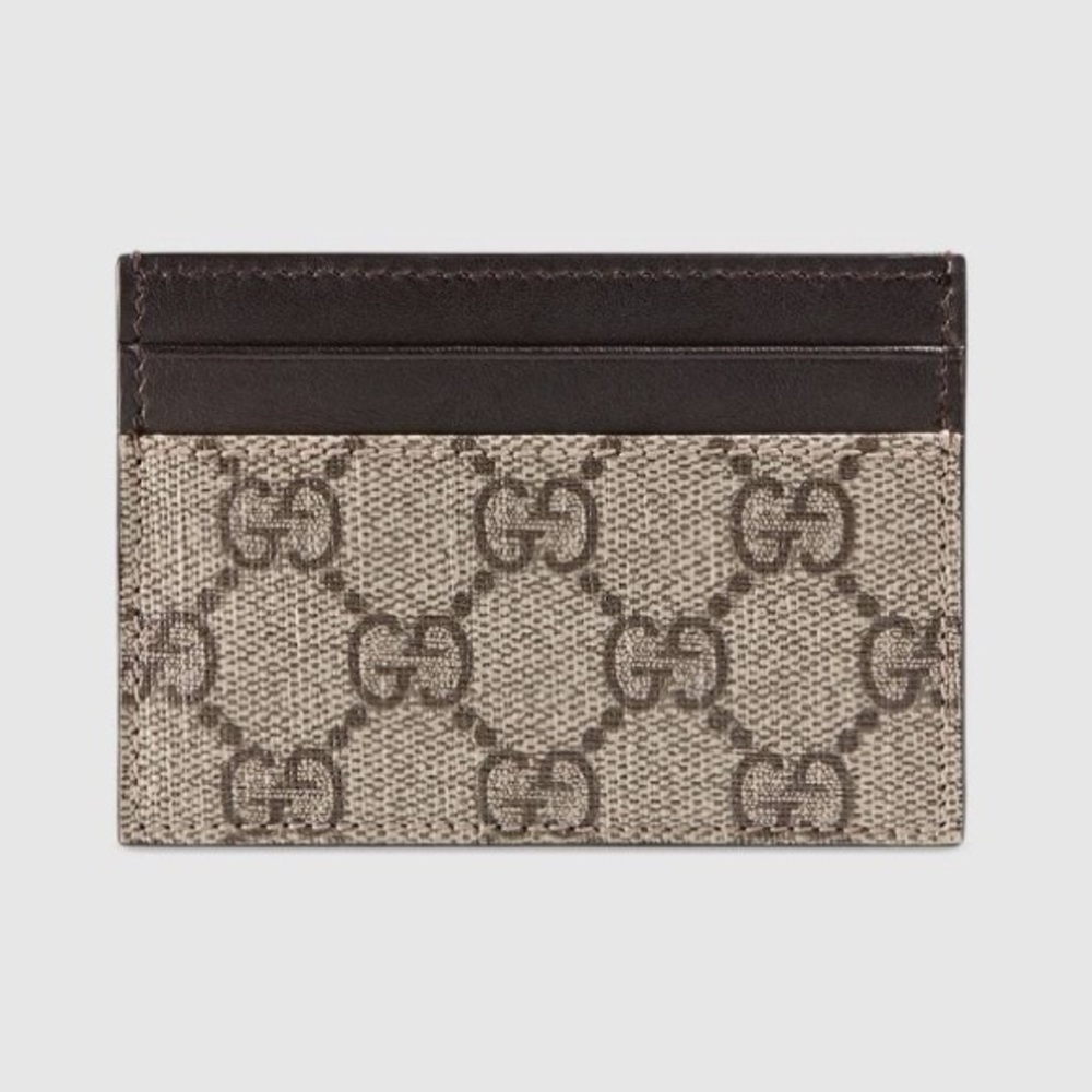 Brand New Gucci card case with money clip